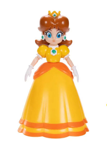 World of Nintendo Daisy with Super Star 4-Inch Scale Figure Gallery Image 2