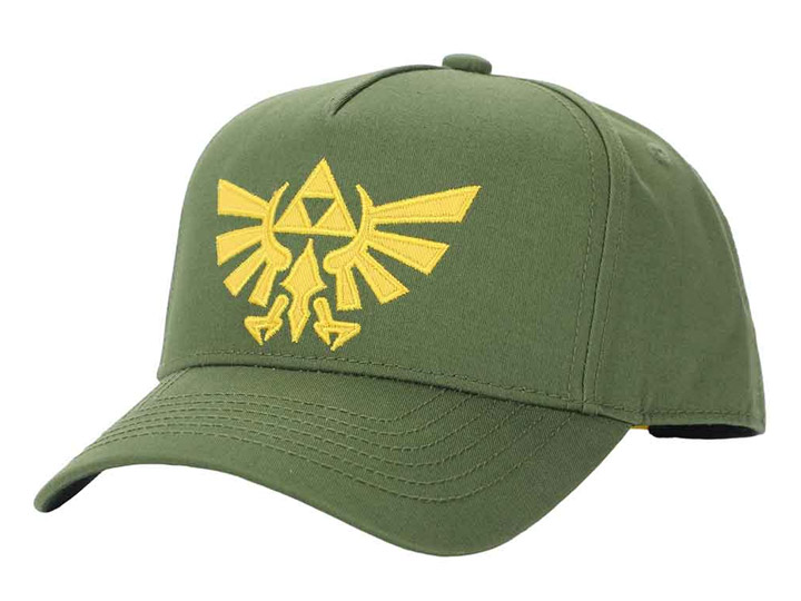 The Legend of Zelda Hyrule Gold Crest Embroidered Hat Gallery Image 1