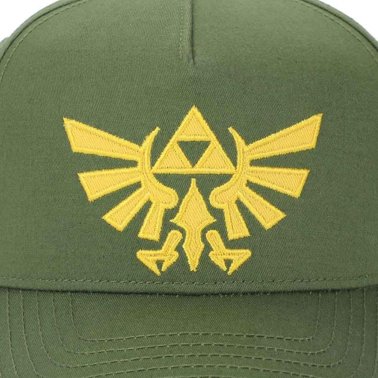The Legend of Zelda Hyrule Gold Crest Embroidered Hat Gallery Image 4