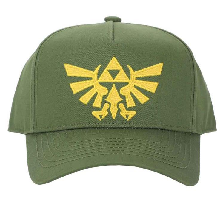 The Legend of Zelda Hyrule Gold Crest Embroidered Hat Gallery Image 3