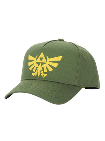 The Legend of Zelda Hyrule Gold Crest Embroidered Hat Gallery Image 2