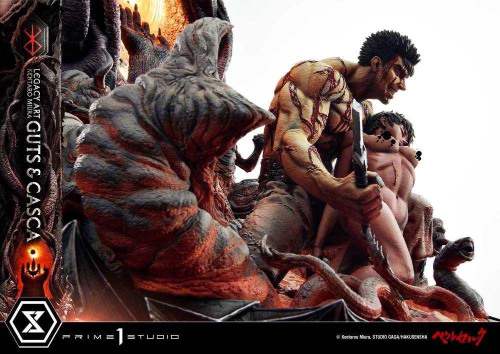 Berserk Legacy Art "Kentaro Miura" Guts & Casca 1/4 Scale Limited Edition Statue Gallery Image 12