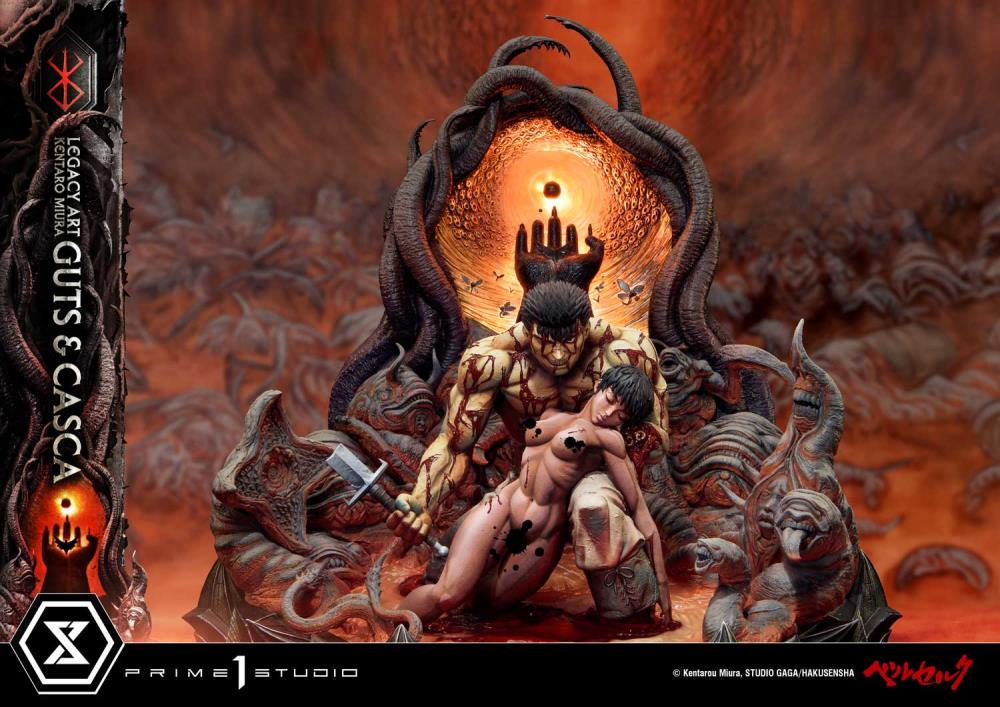 Berserk Legacy Art "Kentaro Miura" Guts & Casca 1/4 Scale Limited Edition Statue Gallery Image 26