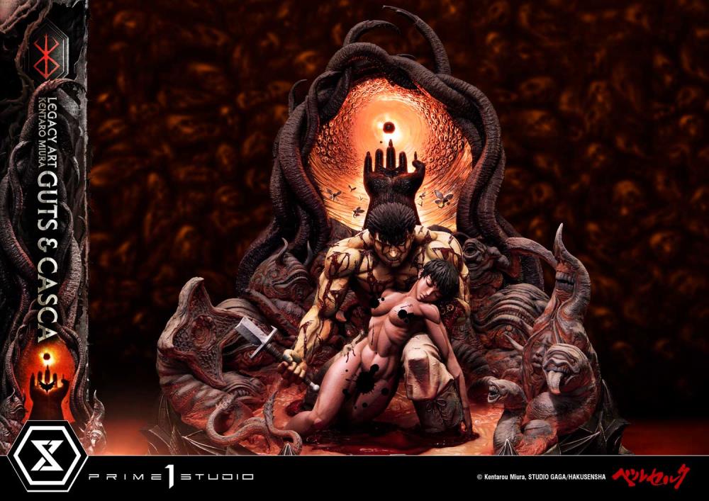 Berserk Legacy Art "Kentaro Miura" Guts & Casca 1/4 Scale Limited Edition Statue Gallery Image 33