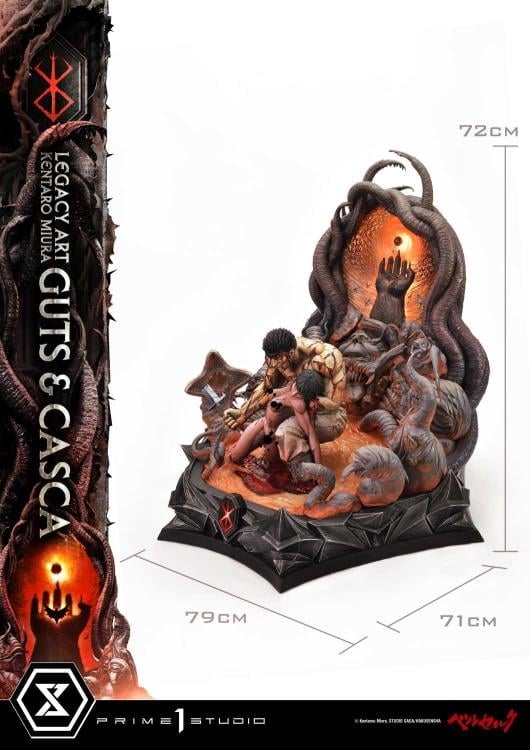 Berserk Legacy Art "Kentaro Miura" Guts & Casca 1/4 Scale Limited Edition Statue Gallery Image 22