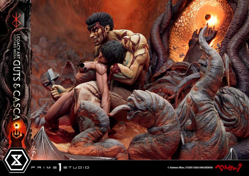 Berserk Legacy Art "Kentaro Miura" Guts & Casca 1/4 Scale Limited Edition Statue Gallery Image 28