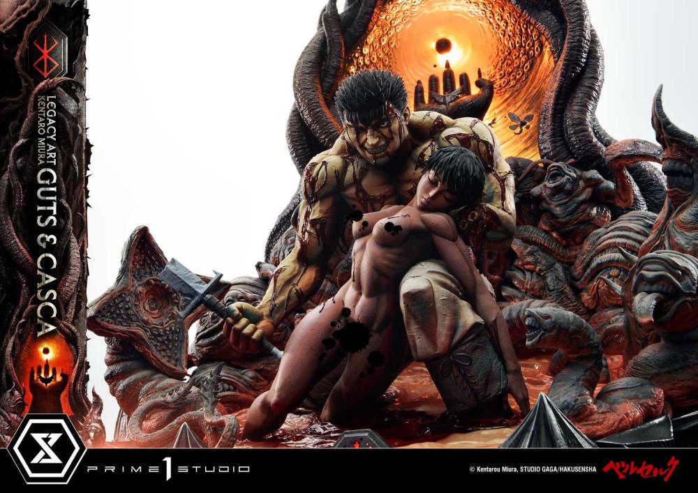 Berserk Legacy Art "Kentaro Miura" Guts & Casca 1/4 Scale Limited Edition Statue Gallery Image 7