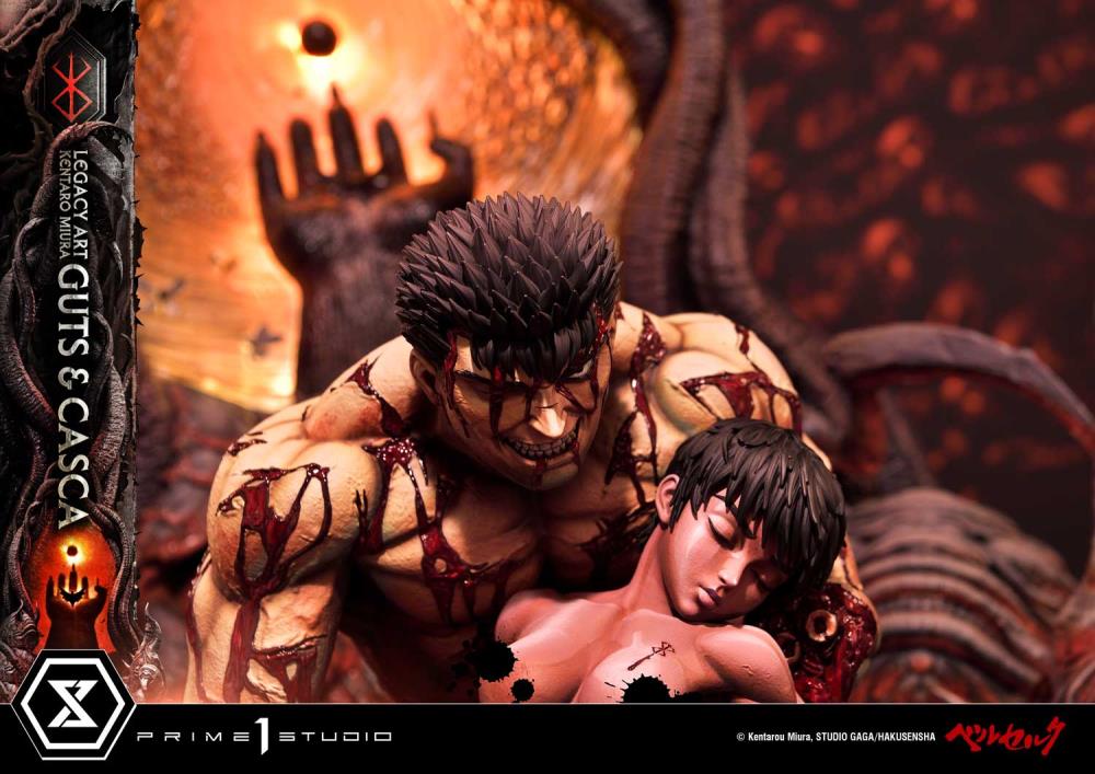 Berserk Legacy Art "Kentaro Miura" Guts & Casca 1/4 Scale Limited Edition Statue Gallery Image 30