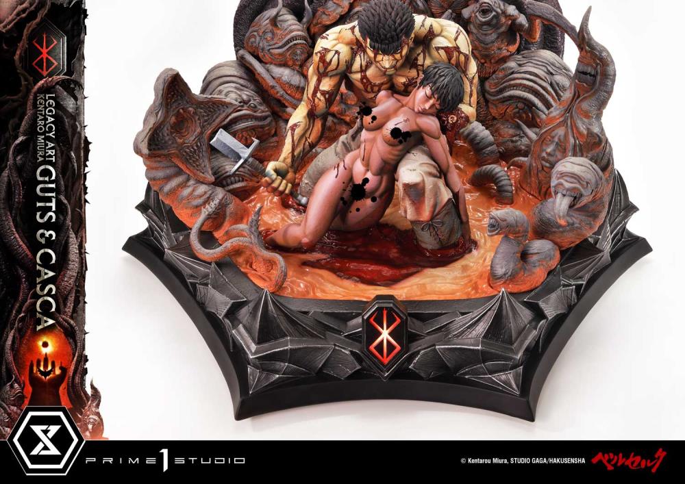 Berserk Legacy Art "Kentaro Miura" Guts & Casca 1/4 Scale Limited Edition Statue (With Bonus) Gallery Image 32