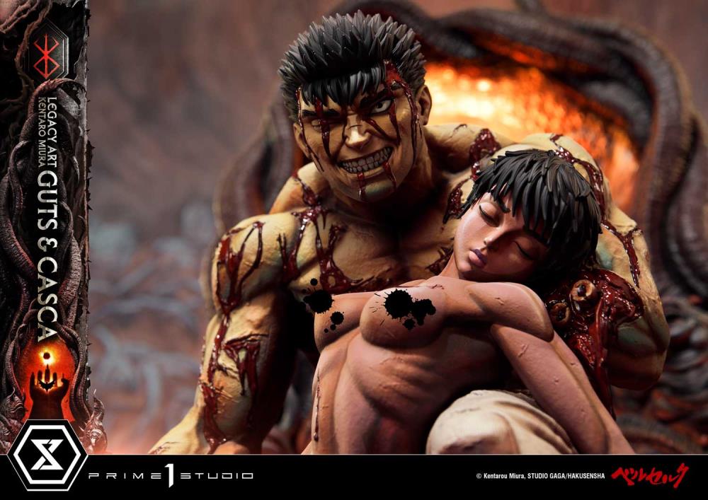 Berserk Legacy Art "Kentaro Miura" Guts & Casca 1/4 Scale Limited Edition Statue (With Bonus) Gallery Image 15