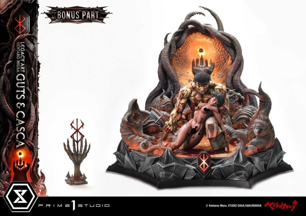 Berserk Legacy Art "Kentaro Miura" Guts & Casca 1/4 Scale Limited Edition Statue (With Bonus) Gallery Image 3