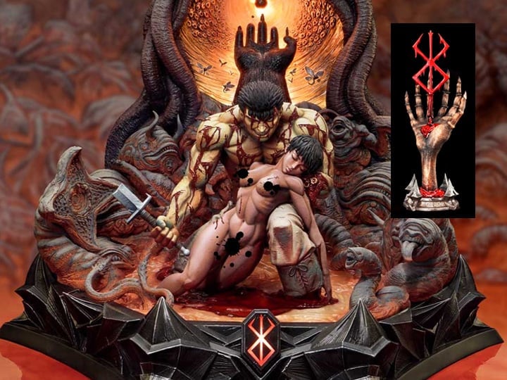 Berserk Legacy Art "Kentaro Miura" Guts & Casca 1/4 Scale Limited Edition Statue (With Bonus) Gallery Image 1