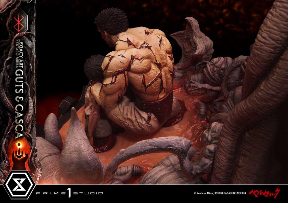 Berserk Legacy Art "Kentaro Miura" Guts & Casca 1/4 Scale Limited Edition Statue (With Bonus) Gallery Image 9