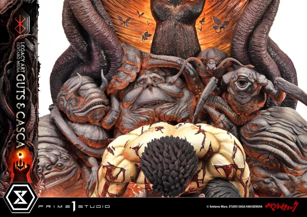 Berserk Legacy Art "Kentaro Miura" Guts & Casca 1/4 Scale Limited Edition Statue (With Bonus) Gallery Image 41