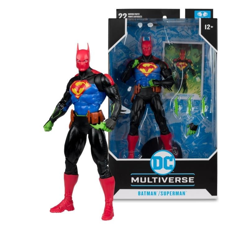 Batman/Superman: World's Finest DC Multiverse Batman/Superman Fusion Action Figure Gallery Image 12
