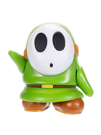 World of Nintendo 2.50" Green Shy Guy Limited Articulation Figure Gallery Image 2