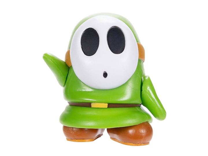 World of Nintendo 2.50" Green Shy Guy Limited Articulation Figure Gallery Image 1