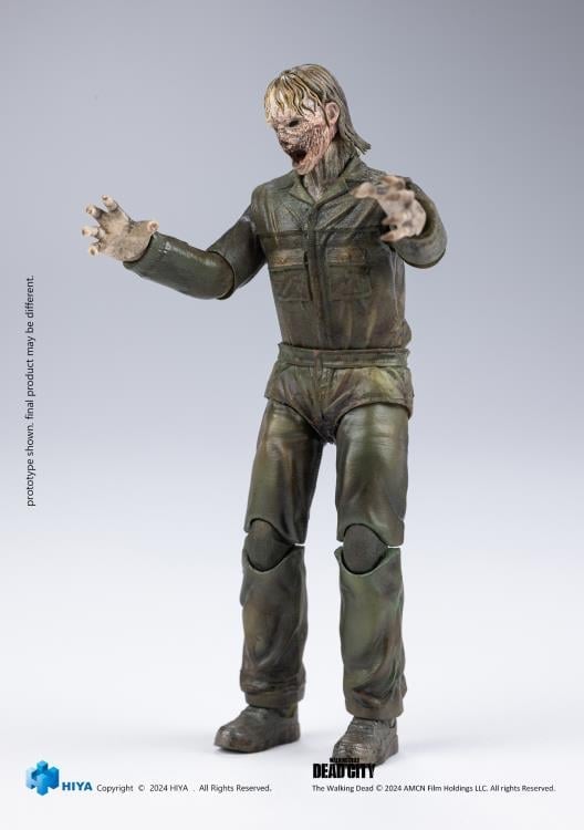 The Walking Dead: Daryl Dixon Exquisite Mini Series Dark Eyes Walker 1/18 Scale PX Previews Exclusive Action Figure Gallery Image 10