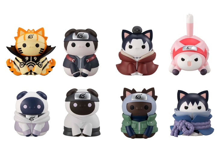 Naruto: Shippuden Nyaruto! Mega Cat Project Break Out! Fourth Great Ninja War Box of 8 Random Figures (Reissue) Gallery Image 1