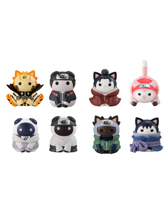 Naruto: Shippuden Nyaruto! Mega Cat Project Break Out! Fourth Great Ninja War Box of 8 Random Figures (Reissue) Gallery Image 2