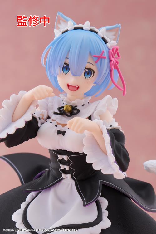 Re:Zero Starting Life in Another World Rem (Cat Maid Ver.) Coreful Figure Gallery Image 11