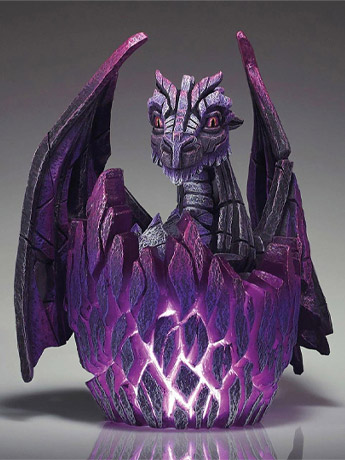 Edge Sculpture Lit Dragon Egg (Purple) Gallery Image 2