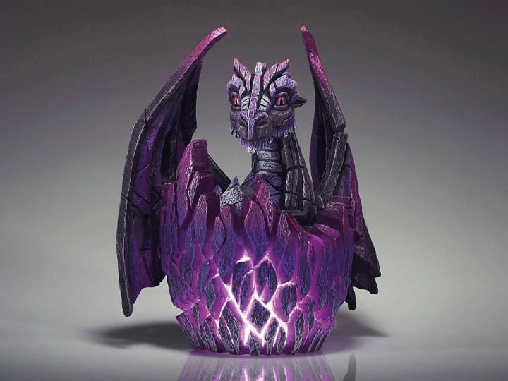 Edge Sculpture Lit Dragon Egg (Purple) Gallery Image 1