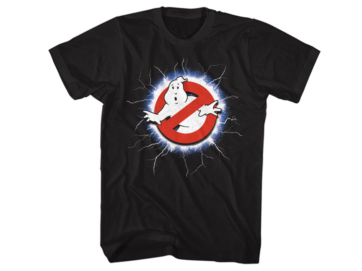 The Real Ghostbusters Lightning and Logo T-Shirt Gallery Image 1