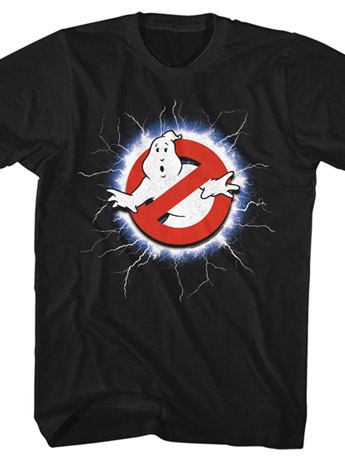 The Real Ghostbusters Lightning and Logo T-Shirt Gallery Image 2