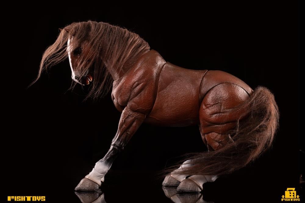 Wilderness Series Horse (Basic Brown B Ver.) 1/12 Scale Action Figure Gallery Image 6