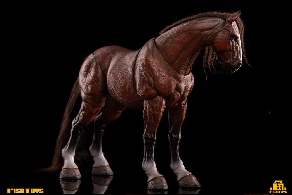 Wilderness Series Horse (Basic Brown B Ver.) 1/12 Scale Action Figure Gallery Image 3