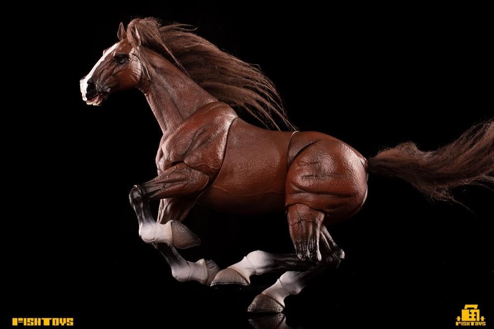 Wilderness Series Horse (Basic Brown B Ver.) 1/12 Scale Action Figure Gallery Image 7