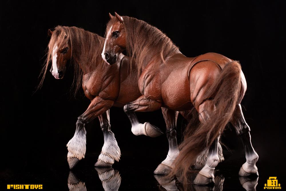 Wilderness Series Horse (Basic Brown B Ver.) 1/12 Scale Action Figure Gallery Image 13