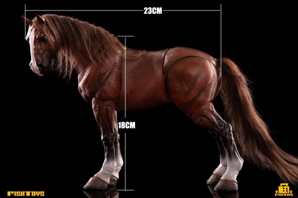 Wilderness Series Horse (Basic Brown B Ver.) 1/12 Scale Action Figure Gallery Image 17