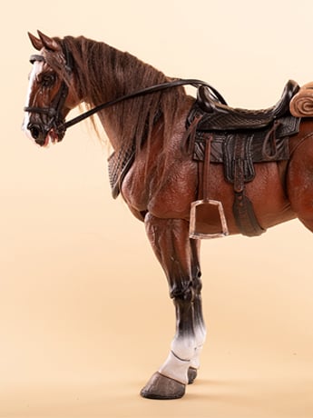 Wilderness Series Horse (Basic Brown B Ver.) 1/12 Scale Action Figure Gallery Image 2