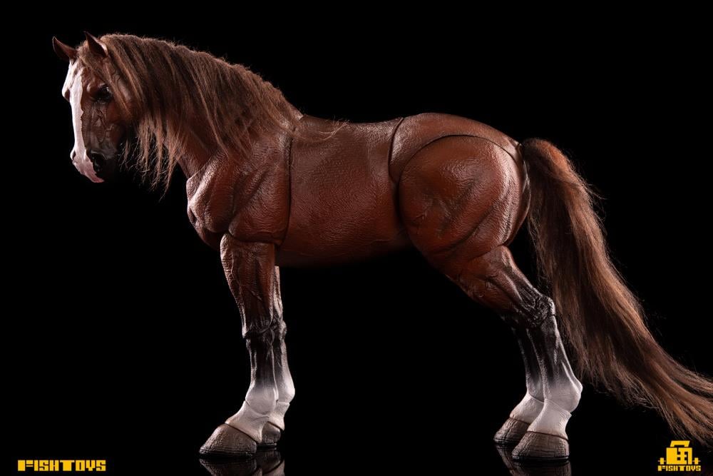 Wilderness Series Horse (Basic Brown B Ver.) 1/12 Scale Action Figure Gallery Image 4