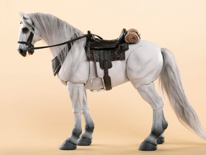 Wilderness Series Horse (Basic White B Ver.) 1/12 Scale Action Figure Gallery Image 1
