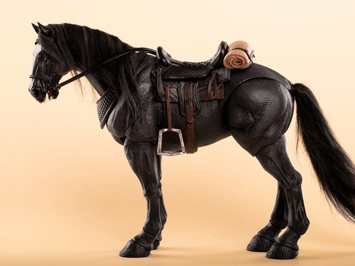 Wilderness Series Horse (Basic Black B Ver.) 1/12 Scale Action Figure