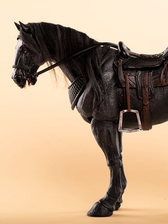 Wilderness Series Horse (Basic Black B Ver.) 1/12 Scale Action Figure