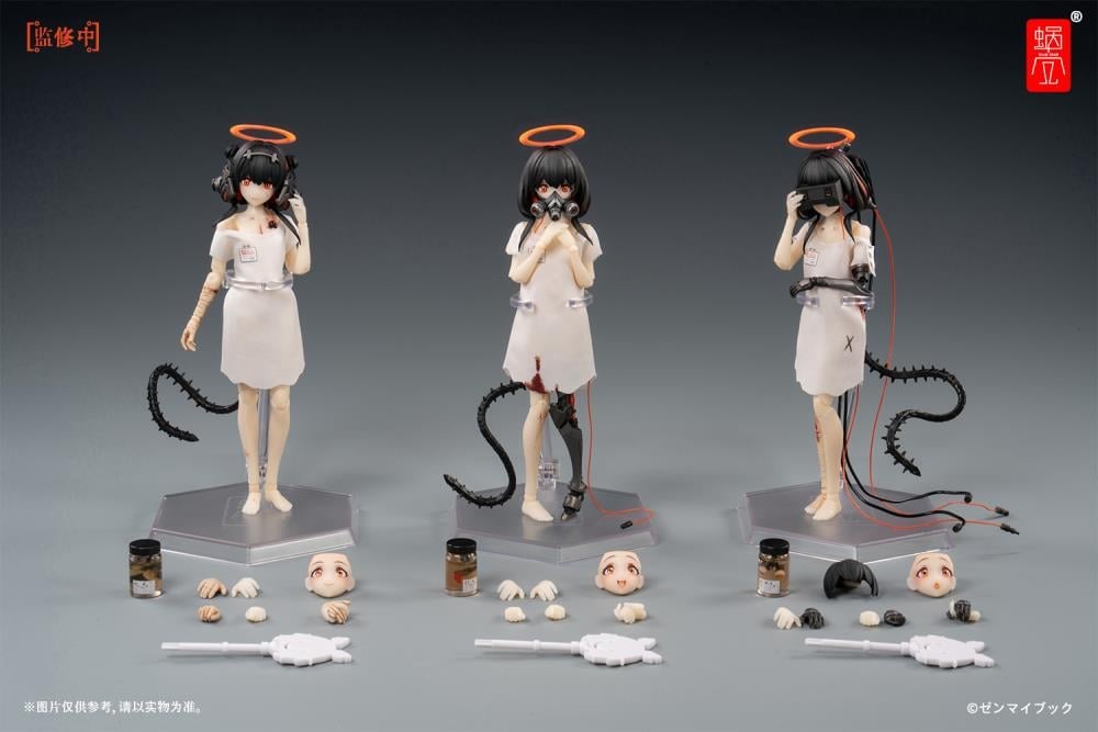 Three Wise Monkeys 01 See No Evil, 02 Hear No Evil, 03 Speak No Evil 1/12 Scale Action Figure Set Gallery Image 13