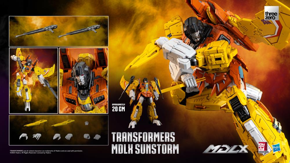 Transformers MDLX Articulated Figure Series Sunstorm BBTS 25th