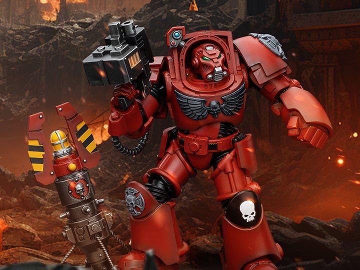 Warhammer 40K Blood Angels Terminator Squad Terminator with Storm Bolter 1/18 Scale Action Figure Gallery Image 1