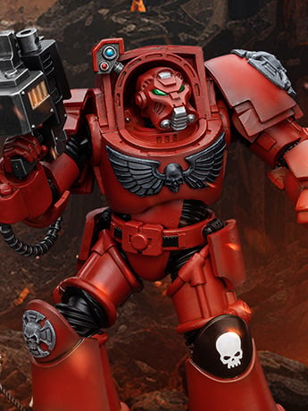 Warhammer 40K Blood Angels Terminator Squad Terminator with Storm Bolter 1/18 Scale Action Figure Gallery Image 2