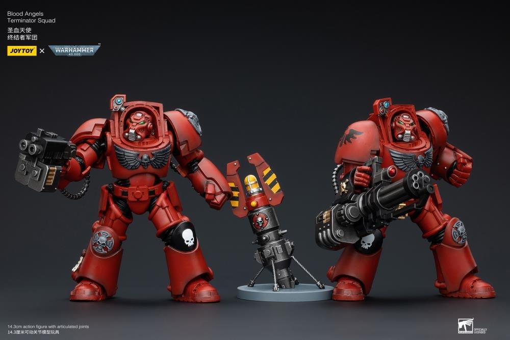 Warhammer 40K Blood Angels Terminator Squad Terminator with Storm Bolter 1/18 Scale Action Figure Gallery Image 10