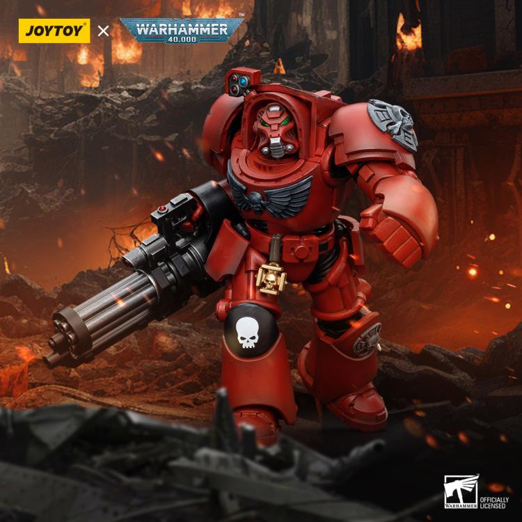 Warhammer 40K Blood Angels Terminator Squad Terminator with Assault Cannon 1/18 Scale Action Figure Gallery Image 8