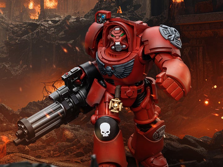 Warhammer 40K Blood Angels Terminator Squad Terminator with Assault Cannon 1/18 Scale Action Figure Gallery Image 1