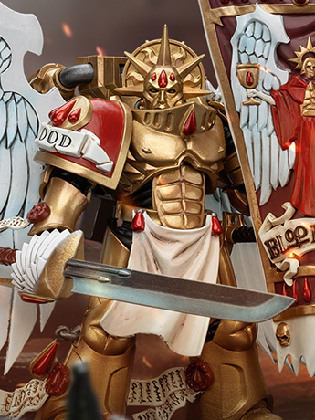 Warhammer 40K Blood Angels Sanguinary Guard Sanguinary Ancient 1/18 Scale Action Figure Gallery Image 2