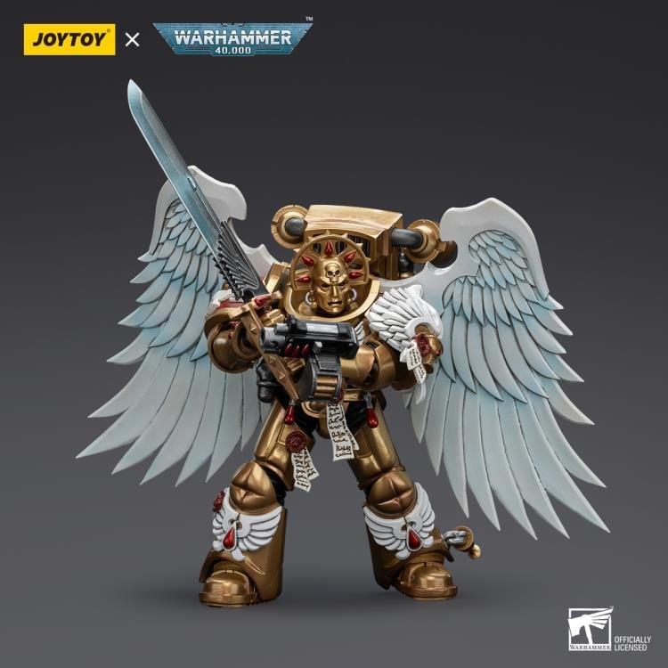 Warhammer 40K Blood Angels Sanguinary Guard with Encarmine Sword (Ver. 1) 1/18 Scale Action Figure Gallery Image 6