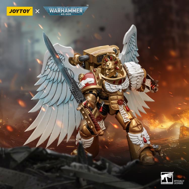 Warhammer 40K Blood Angels Sanguinary Guard with Encarmine Sword (Ver. 1) 1/18 Scale Action Figure Gallery Image 8