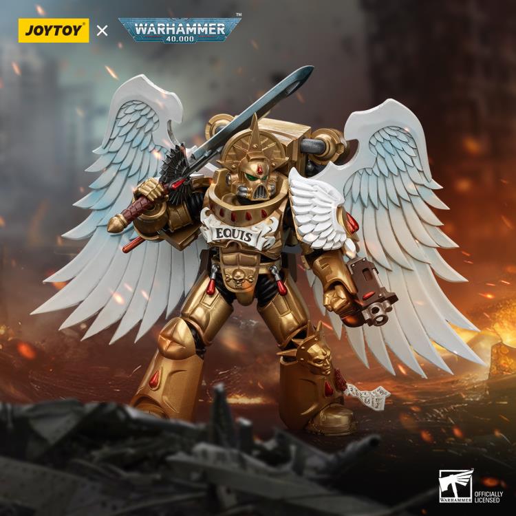 Warhammer 40K Blood Angels Sanguinary Guard with Encarmine Sword (Ver. 2) 1/18 Scale Action Figure Gallery Image 8